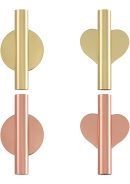 Adet Yaratıcı Çiçek Vazo Delikli Olmayan Duvar Çiçek Cihazı Tüp Vazo Duvara Monte Oturma Odası Moda Iskandinav Dekor (Yurt Dışından)