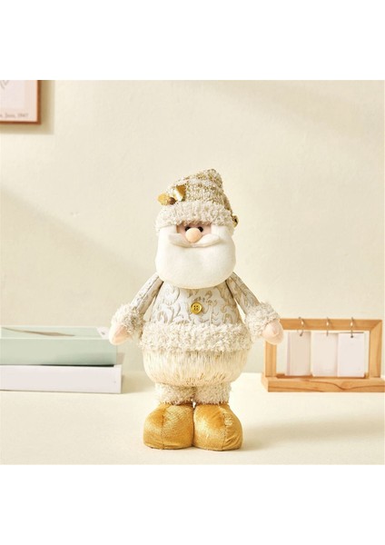 Noel Baba Noel Bebekler Noel Pencere Dekorasyonu Için Ayakta Figürler Noel Noel Baba Bebekler Heykelcik Tatil Dekor B (Yurt Dışından) modelleri