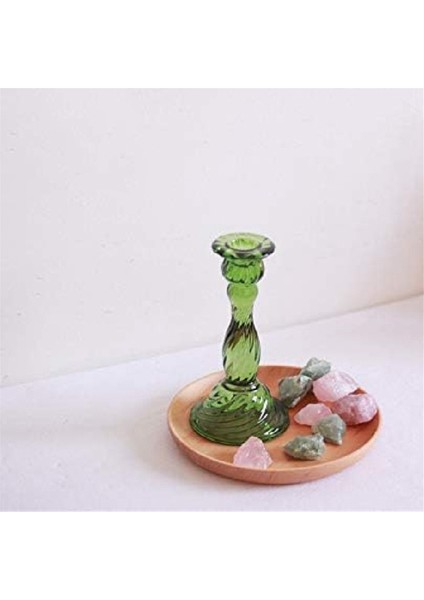 Cam Mumluklar Konik Şamdanlar Masa Düğün Kutlama Için Şamdanlar Centerpiece Konik Mumluklar C (Yurt Dışından)