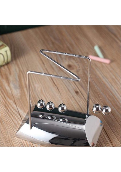 2x Newton Topları 5 Top Getiriyor, Z Şekli Newton Beşiği, Tabanlı Elektrolizle Kaplanmış Metal Malzeme Sarkaç Topları (Yurt Dışından)