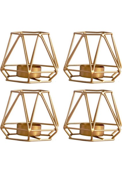 16 Adet Metal Geometrik Tasarım Çay Işık Adak Mumluklar, Içi Boş Tealight Mumluklar (Yurt Dışından) fiyatları