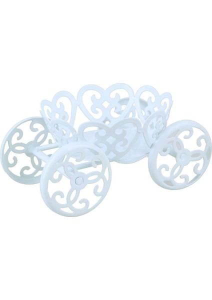 6'lı Paket Tekli Prenses Arabası Cupcake Standı Tutucu Ekran (Yurt Dışından)