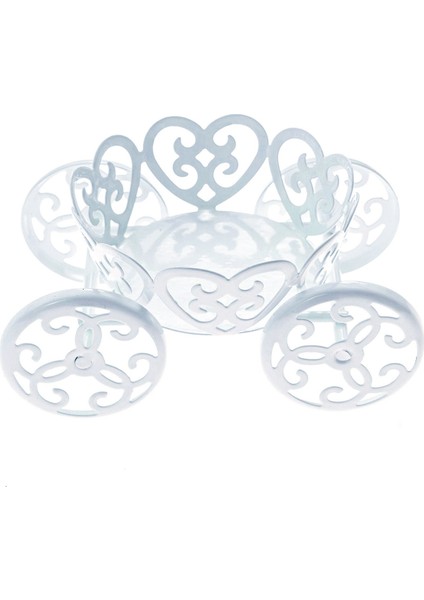 6'lı Paket Tekli Prenses Arabası Cupcake Standı Tutucu Ekran (Yurt Dışından) modelleri