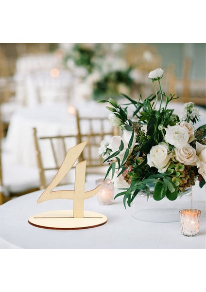 1-20 Ahşap Masa Plaka Tabanı ile Dijital Koltuk Plakası Doğum Günü Düğün Parti Dekorasyon Hediye Dekorasyon (Yurt Dışından) fırsatları