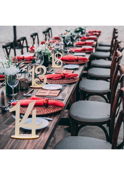 1-20 Ahşap Masa Plaka Tabanı ile Dijital Koltuk Plakası Doğum Günü Düğün Parti Dekorasyon Hediye Dekorasyon (Yurt Dışından) indirimleri