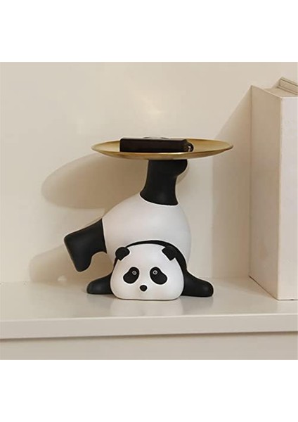 Panda Depolama Dekorasyon Giriş Tepsisi Biblo Çanak Anahtarlık Standı Ev Dekorasyonu Bilezikler Sundurma Süsleme Tepsisi (Yurt Dışından) modelleri