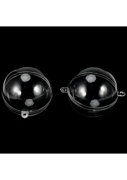 48 Top Dıy 70MM Yılbaşı Ağacı Asılı Top Şeffaf Top Şeffaf Plastik Dolgulu Top Süsleme (Yurt Dışından) fırsatları