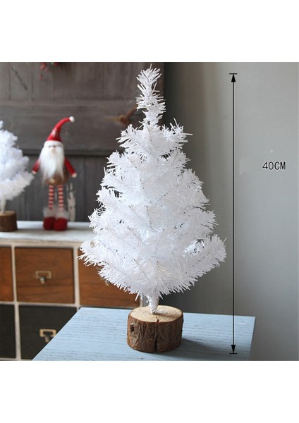 Mini Noel Ağacı Masa Üstü, Beyaz Noel Ağaçları Küçük Noel Ağacı Masaüstü Ev Noel Dekor Için Ahşap Tabanlı 30 cm (Yurt Dışından) fırsatları