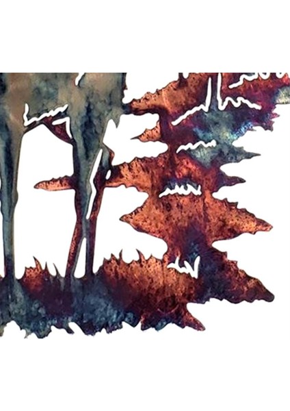 Metal Geyik Duvar Sanatı Orman Geyik Duvar Dekor Metal Ağaç Geyik Duvar Sanat Dekoru Metal Geyik Dekor Rustik Dekor Oturma Odası Için (Yurt Dışından) fiyatları