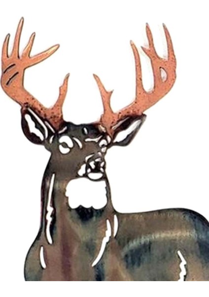 Metal Geyik Duvar Sanatı Orman Geyik Duvar Dekor Metal Ağaç Geyik Duvar Sanat Dekoru Metal Geyik Dekor Rustik Dekor Oturma Odası Için (Yurt Dışından) modelleri