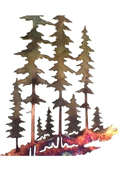 Metal Geyik Duvar Sanatı Orman Geyik Duvar Dekor Metal Ağaç Geyik Duvar Sanat Dekoru Metal Geyik Dekor Rustik Dekor Oturma Odası Için (Yurt Dışından) fırsatları