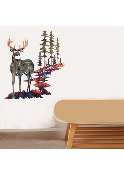 Metal Geyik Duvar Sanatı Orman Geyik Duvar Dekor Metal Ağaç Geyik Duvar Sanat Dekoru Metal Geyik Dekor Rustik Dekor Oturma Odası Için (Yurt Dışından) indirimleri