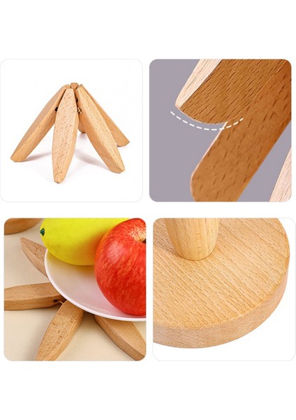 Tencere Standı Anti Haşlanma Paspaslar Ahşap Masa Paspaslar Sıcak Yemekler Ağaç Şekli Trivet Seti Paspaslar Çaydanlık Isı Yalıtım Pedleri (Yurt Dışından) fiyatları
