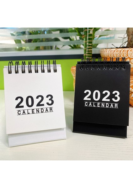 10 Adet Mini Masa Takvimi 2023 Şu Anda Aralık 2023'E Kadar Çalışıyor, Hediyeler Için 105X76MM Küçük Daimi Masa Takvimleri (Siyah) (Yurt Dışından) fiyatları