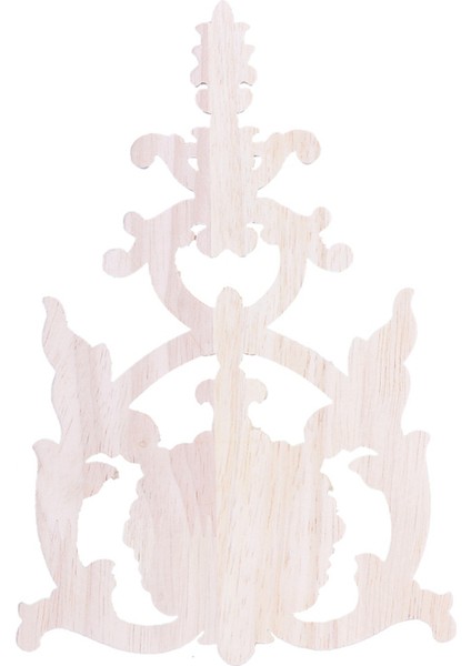 10X Kauçuk Ahşap Oyma Aplike Vintage Mobilya Zanaat Dekor (Yurt Dışından)