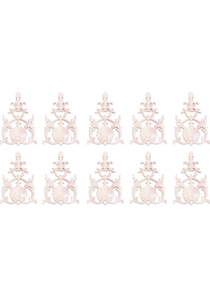 10X Kauçuk Ahşap Oyma Aplike Vintage Mobilya Zanaat Dekor (Yurt Dışından) fiyatları