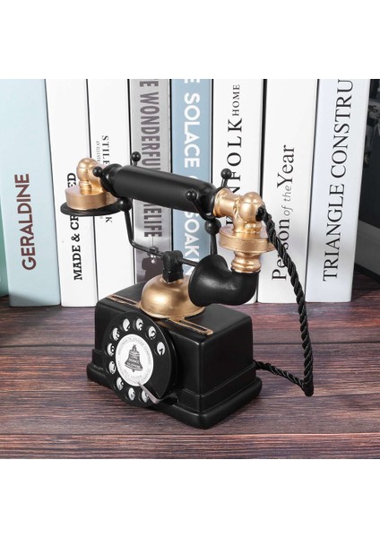 2x Endüstriyel Loft Retro Döner Telefon Modeli Mağaza Cafe Oturma Odası Vitrin Dekorasyon Dekorasyon Ateş Sahne (Yurt Dışından) modelleri