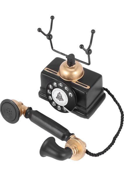 2x Endüstriyel Loft Retro Döner Telefon Modeli Mağaza Cafe Oturma Odası Vitrin Dekorasyon Dekorasyon Ateş Sahne (Yurt Dışından) indirimleri