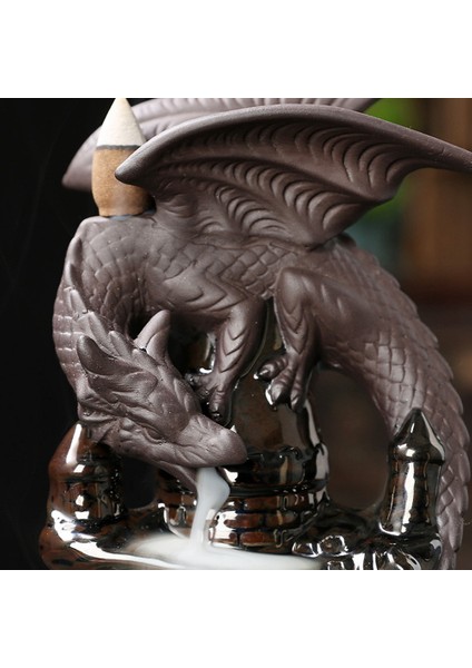 Tütsü Şelale Tütsü Brülör Seramik Ejderha Dekoratif Oyun Karışık Tütsü Koni Şelale Sigara Odası Dekor (Yurt Dışından) indirimleri