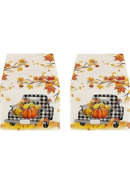 Güz Sving Masa Örtüsü Masa Koşucu Masa Dekorasyon Parti Akçaağaç Yaprağı Tarzı (Yurt Dışından) fiyatları