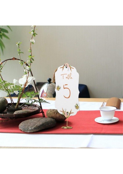 40 Adet Masa Numarası Tutucular Yer Kart Tutucu Kartlar Standı Adı Menü Klipleri, Parti Altın Için Masa Işareti Tutucular (Yurt Dışından) fırsatları