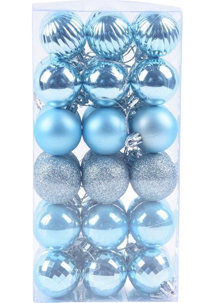2x Noel Süsleri Kırılmaz Noel Ağacı Süsleme Seti Noel Topları Dekorasyon Yeni Buz Mavisi (Yurt Dışından) fiyatları