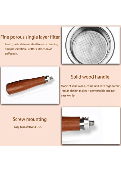 Breville Barista Express Için 2 Adet 54MM Dipsiz Portafilter BES870XL BES870BSXL BES878BSS BES880BSS BES840XL (Yurt Dışından) fırsatları