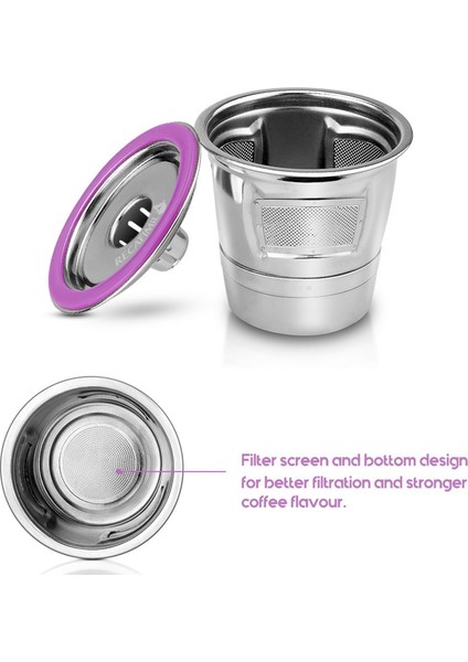 Keurig Için Yeniden Kullanılabilir K Bardakları, Yeniden Kullanılabilir Kahve Kapsülleri, Keurig Kahve Makinesi 2.0 ve 1.0 Için Doldurulabilir K Bardakları (Yurt Dışından) fırsatları