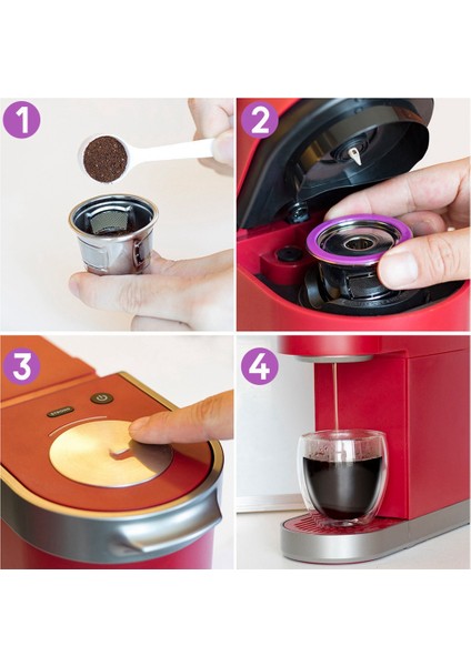 Keurig Için Yeniden Kullanılabilir K Bardakları, Yeniden Kullanılabilir Kahve Kapsülleri, Keurig Kahve Makinesi 2.0 ve 1.0 Için Doldurulabilir K Bardakları (Yurt Dışından) indirimleri