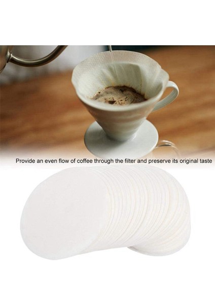 2500 Adet Yuvarlak Kahve Filtre Kağıdı Espresso Kahve Makinesi Için V60 Damlatıcı Kahve Filtreleri Araçları Moka Pot Kağıt Filtre, 60MM (Yurt Dışından) fırsatları