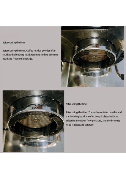 Adet 51MM Temaslı Duş Ekran Filtresi Mesh Expresso Portafilter Kahve Makinesi Için Evrensel Kullanılan Kalınlık 2mm (Yurt Dışından) fırsatları