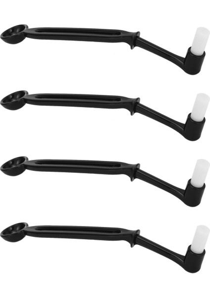4x 2'si 1 Arada Kahve Makinesi Grup Başlığı Temizleme Fırçası Kaşık Açılı Deterjan Kepçesi (Yurt Dışından)