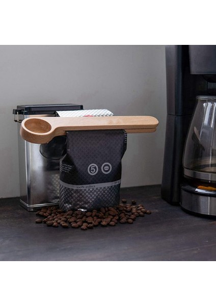15 Adet Ahşap Kahve Kepçesi ve Çanta Klipsi Ölçü Kaşığı 2-In-1 Torba Mühürleyen Ölçüm Kaşığı Fasulye, Espresso Kahve, Çay (Yurt Dışından) fırsatları