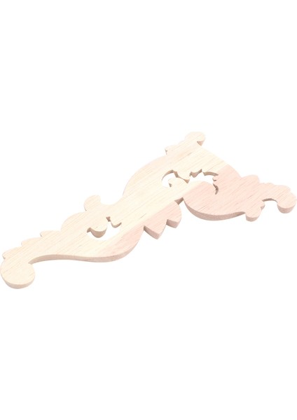 Adet Ahşap Oyma Köşe Onlay Boyasız Aplike Çerçeve Kapı Dekorları Çıkartması 15X8X0.8 cm (Yurt Dışından) indirimleri