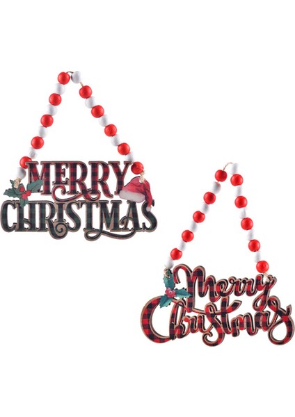 Merry Christmas Süsler Süslemeleri Duvar Askıları Noel Asılı Plaket Merry Christmas Burcu (Yurt Dışından)