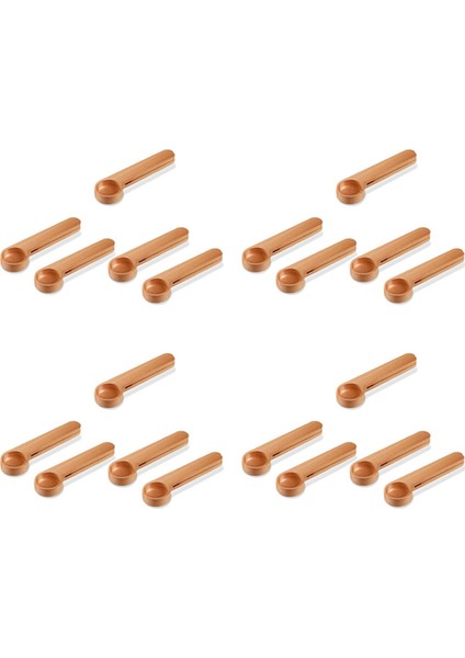 20 Adet Ahşap Kahve Kaşığı ve Çanta Klipsi Ölçü Kaşığı 2-In-1 Torba Mühürleyen Ölçüm Kaşığı Fasulye, Espresso Kahve, Çay (Yurt Dışından) indirimleri