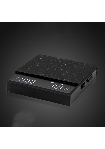Dijital Espresso Kahve Mutfak Terazisi Mini Akıllı Zamanlayıcı USB 2kg Zamanlayıcı LED Ekran Elektronik Mutfak Zamanlayıcı Ölçeği (Yurt Dışından)
