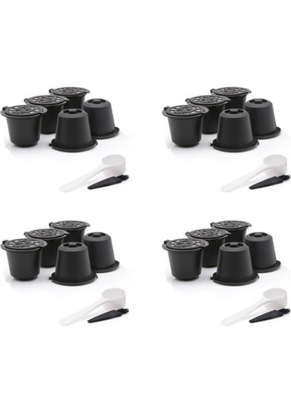 20 Yeniden Kullanılabilir Nespresso Kapsül Doldurulabilir Kahve Kapsül Filtresi Nespresso Kahve Makineleri ile Kahve Kaşığı Fırçası (Yurt Dışından) fiyatları