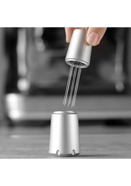 Espresso Kahve Sabotaj Paslanmaz Çelik Iğneler Toz Karıştırıcı Dağıtıcı Eşitleyici Wdt Araçları Cafe Karıştırma Aksesuarları-B (Yurt Dışından) modelleri
