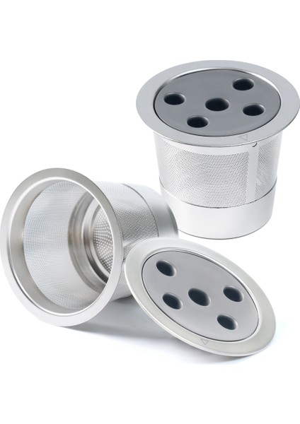 Keurig K Supreme Için 2pcs Paslanmaz Çelik Yeniden Kullanılabilir K Bardaklar, Multistream Teknolojili K Supreme Plus (Yurt Dışından)