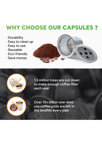 Keurig K Supreme Için 2pcs Paslanmaz Çelik Yeniden Kullanılabilir K Bardaklar, Multistream Teknolojili K Supreme Plus (Yurt Dışından) fiyatları