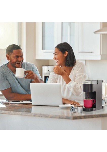 Keurig K Supreme Için 2pcs Paslanmaz Çelik Yeniden Kullanılabilir K Bardaklar, Multistream Teknolojili K Supreme Plus (Yurt Dışından) modelleri