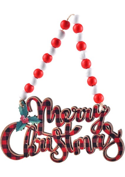 Merry Christmas Süsler Süslemeleri Duvar Askıları Noel Asılı Plaket Merry Christmas Burcu (Yurt Dışından)