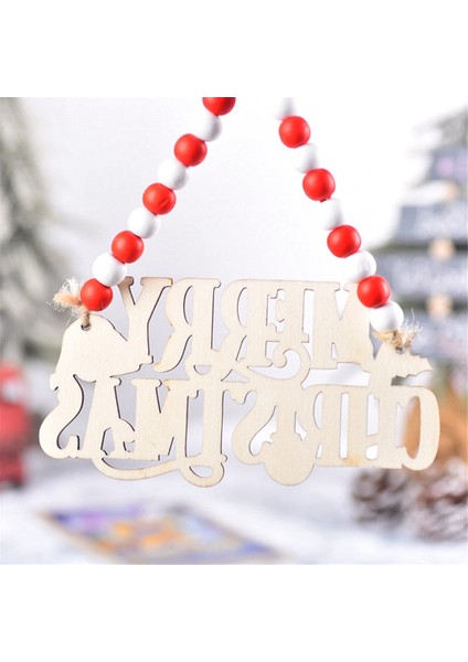 Merry Christmas Süsler Süslemeleri Duvar Askıları Noel Asılı Plaket Merry Christmas Burcu (Yurt Dışından)