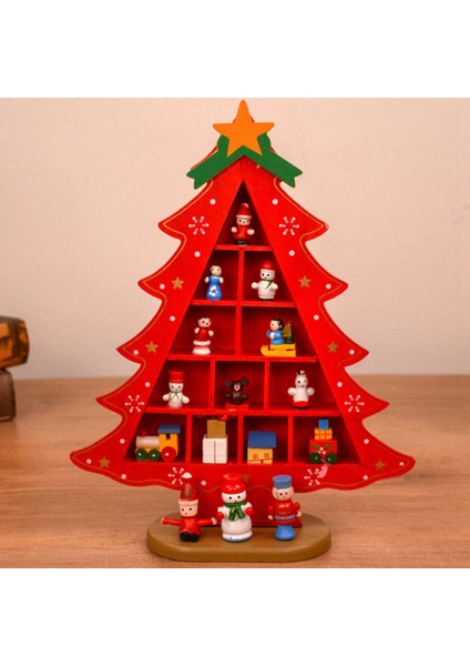 Dıy Ahşap Noel Ağaçları Pencere Mağazası Alışveriş Merkezi Kalem Teşhir Rafı Sahne Süs Tatil Hediyeler Süslemeleri (Yurt Dışından)