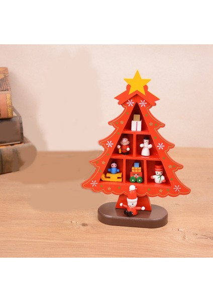 Dıy Ahşap Noel Ağaçları Pencere Mağazası Alışveriş Merkezi Kalem Teşhir Rafı Sahne Süs Tatil Hediyeler Süslemeleri (Yurt Dışından)