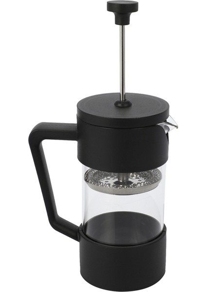 5x French Press Kahve ve Çay Makinesi 12 Oz, Kalınlaştırılmış Borosilikat Cam Kahve Presi Paslanmaz ve Bulaşık Makinesinde Yıkanabilir, Siyah (Yurt Dışından)