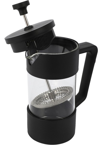 5x French Press Kahve ve Çay Makinesi 12 Oz, Kalınlaştırılmış Borosilikat Cam Kahve Presi Paslanmaz ve Bulaşık Makinesinde Yıkanabilir, Siyah (Yurt Dışından)