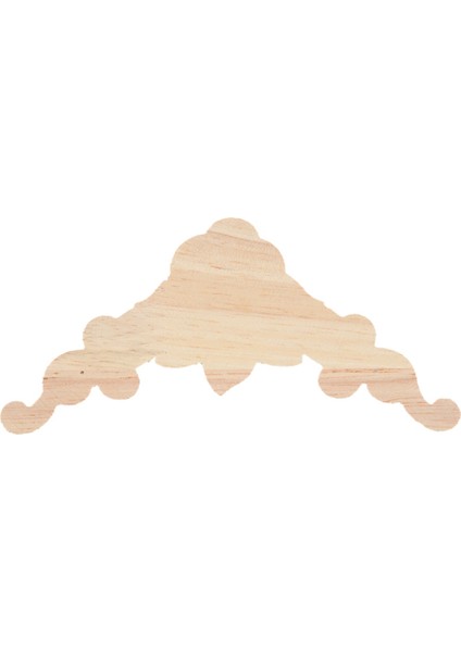 20 Adet 8 x 8 cm Ahşap Oyma Köşe Onlay Aplike Kapı Dolabı Gül Boyasız Avrupa Tarzı (Yurt Dışından)