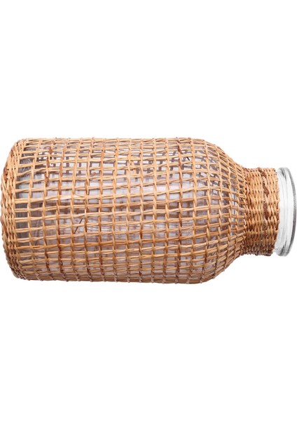 2x Saman Cam Çiçek Vazo Japon Saksı Iskandinav Sözleşmeli Yaratıcı Çiçek Sepeti Su Bitkilerine -L (Yurt Dışından) indirimleri